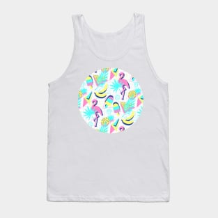 80s Flashback Tropical Fun Tank Top